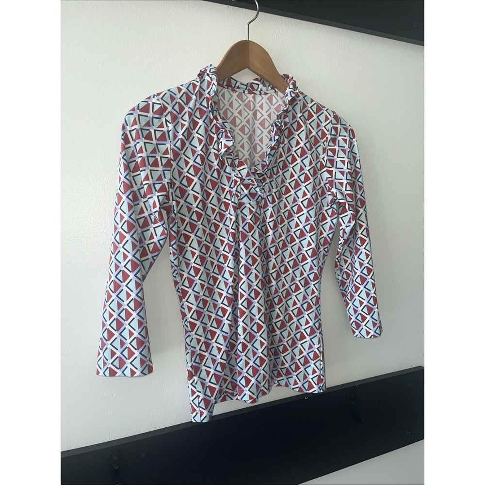 J McLaughlin Durham Ruffle Top. XS.  Blouse.